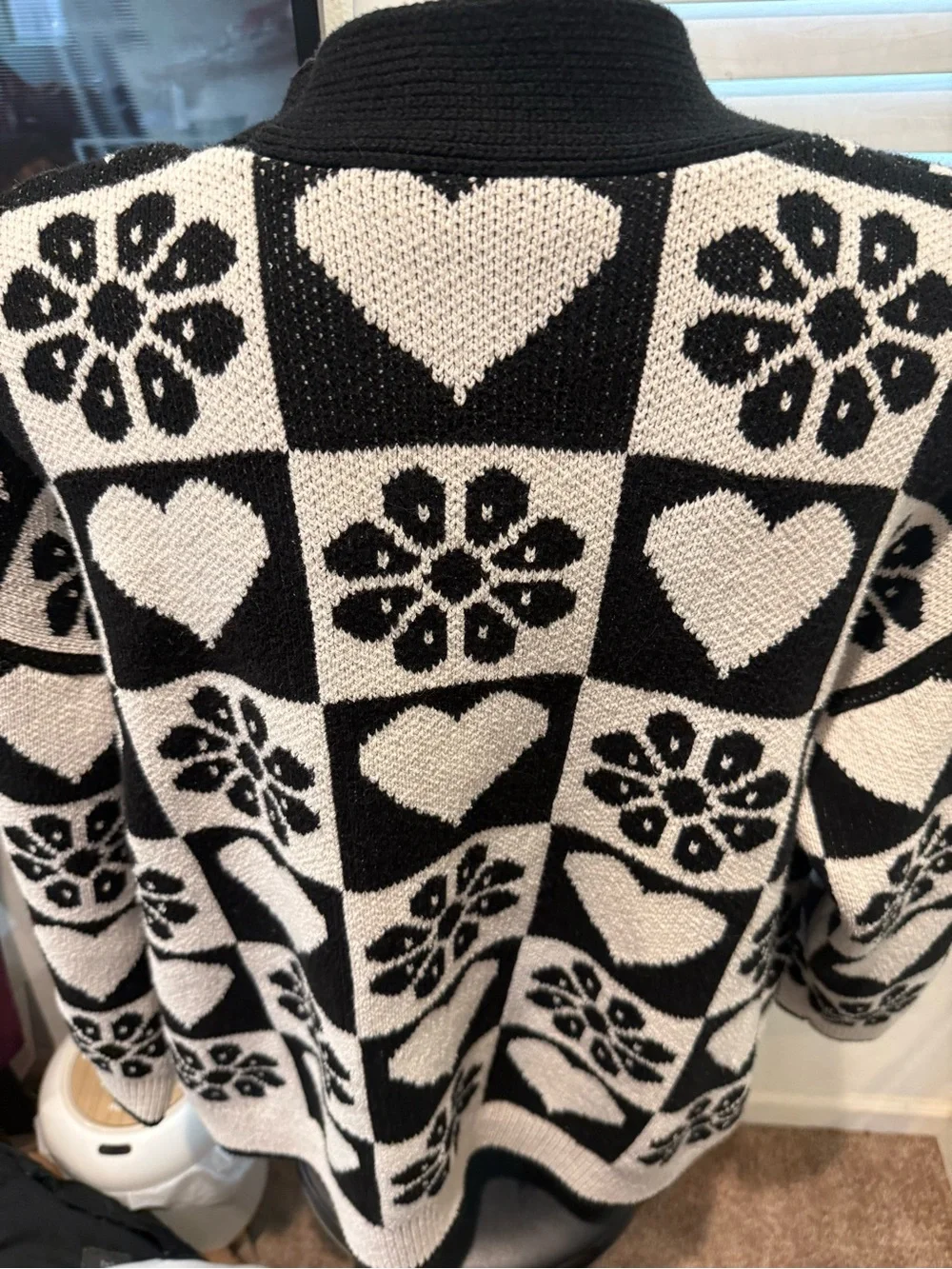 ZARA JACQUARD‎ KNIT CARDIGAN